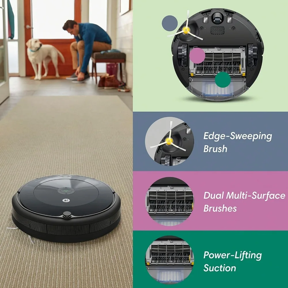 Робот-пылесос Roomba 674, подключение Wi-Fi, персонализированные рекомендации уборки, работает с Alexa