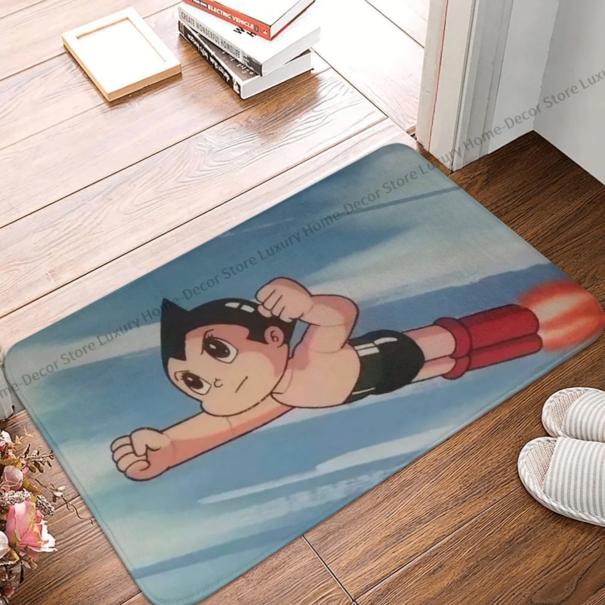 Non-slip Doormat Astro Boy Bath Kitchen Mat Prayer Carpet Indoor Pattern Decor