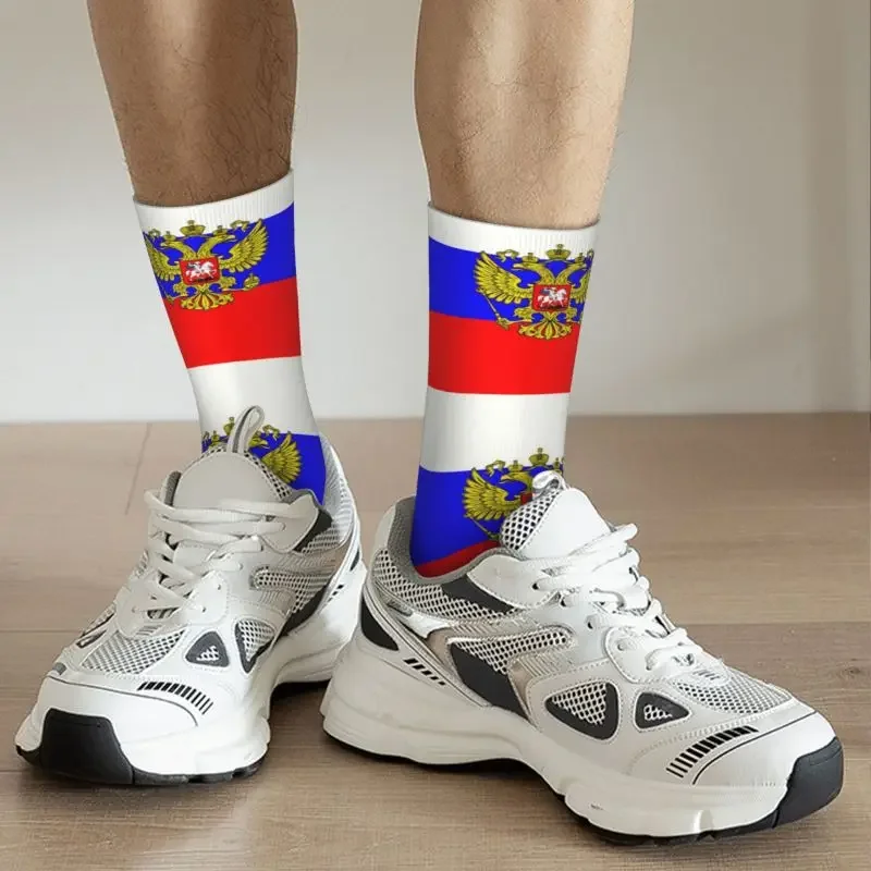 Chaussettes Respirantes de Style Russe pour Homme et Femme, Accessoire Chaud à la Mode