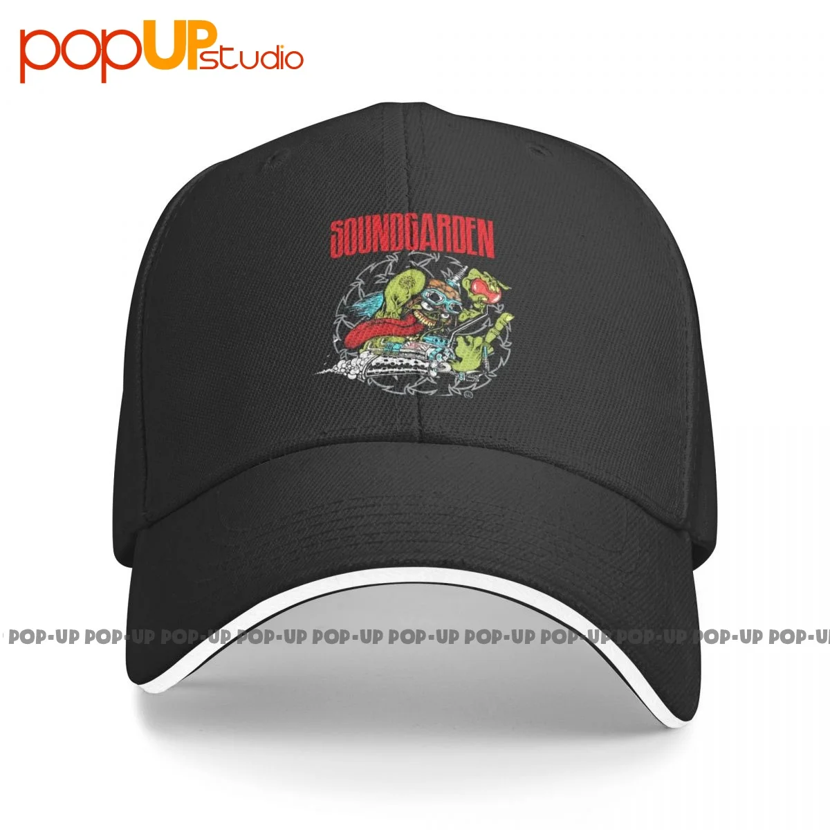 

Soundgarden Badmotorfinger Tour Concert Sandwich Cap Baseball Cap Trucker Hat Unisex Premium Streetwear