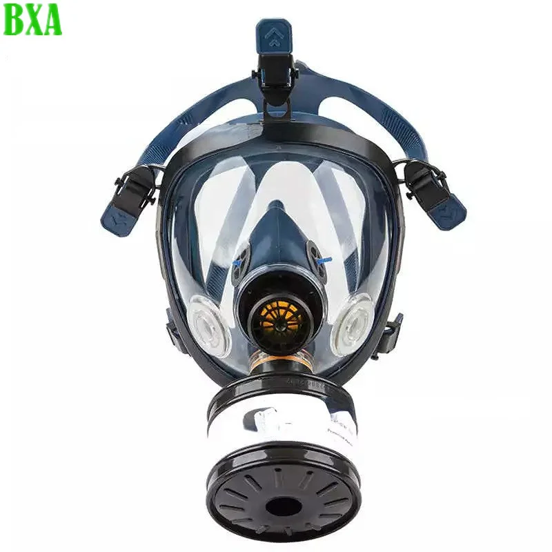 Anti-Fog Full Face Respirator Gas Mask Suit Industrial Painting Spraying Respirator Safety Work Filter Formaldehyde Protection