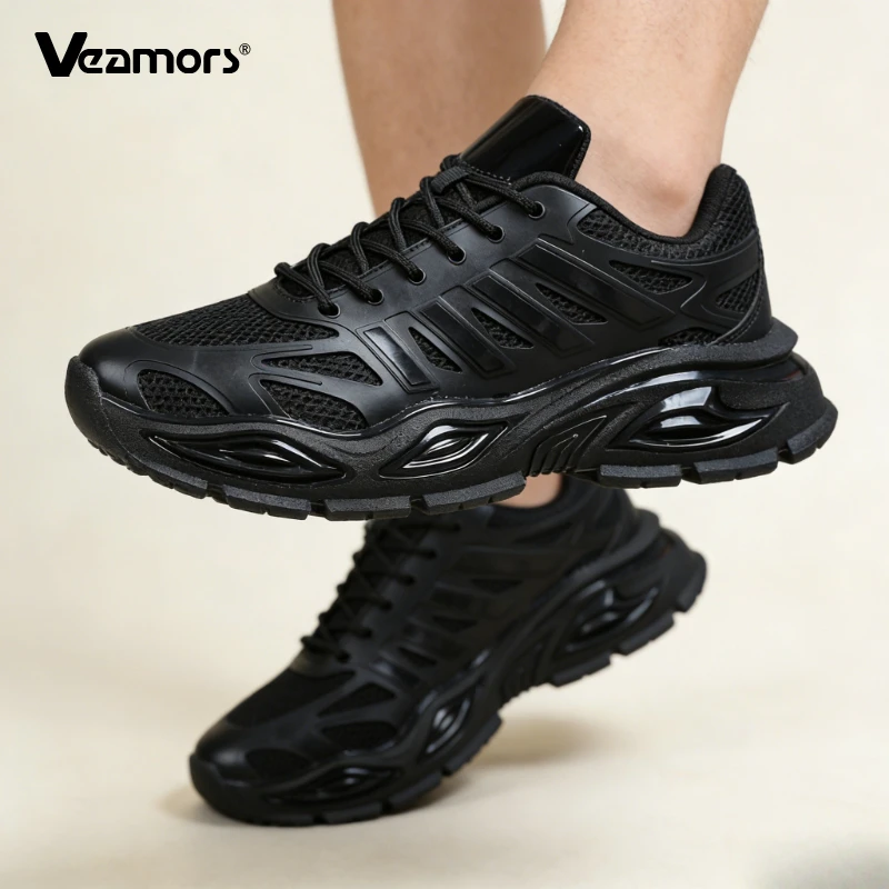

Кроссовки для бега VEAMORS для мужчин, спортивная обувь для бега, модные повседневные кроссовки, теннисные кроссовки, обувь для тренировок, кроссовки для бега, противоскользящие