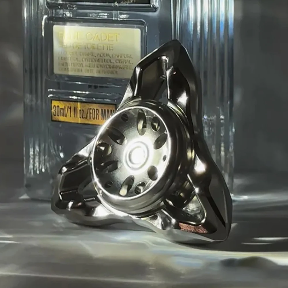 LQ EDC SHESHA تململ سبينر الفولاذ المقاوم للصدأ الزركونيوم ألعاب متململة للبالغين مكتب عمل الملحقات ثلاثة شفرات سبينر