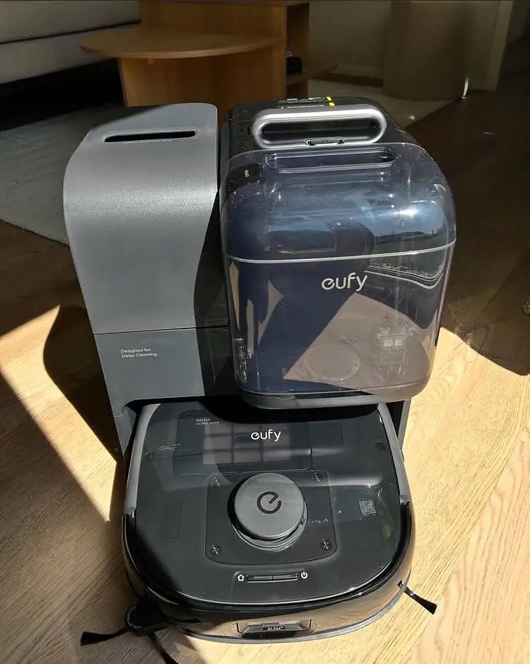 @.. NUEVO Combo de robot aspirador y trapeador Omni eufy E28, sistema HydroJet, con limpiador profundo portátil para alfombras, Turbo Sucti de 20,000 Pa