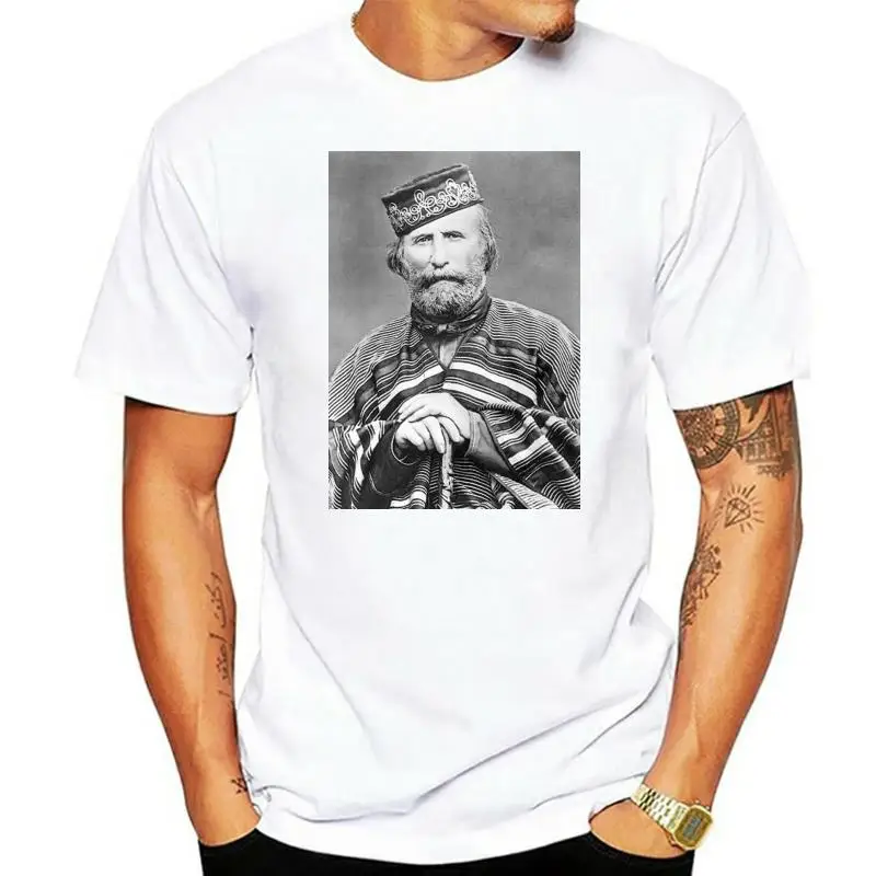 T-SHIRT GIUSEPPE GARIBALDI ITALIA UNITA' UNIONE RISORGIMENTO 1 S-M-L-XL-2XL-3XL