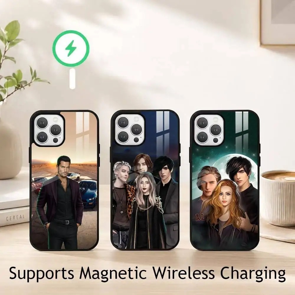 Romance C-Clubs Game gift Phone Case For iPhone18,17,16,15,14,13,12,11 Plus,Pro Compatible with magnetic wireless charging