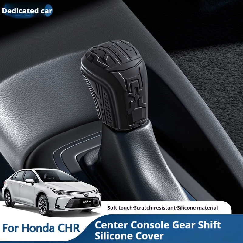 

For Honda CHR Car Silicone Automatic Gear Shift Knob Cover Tasteless Antislip Shifter Knob Protective Cover Gear Shift Collars