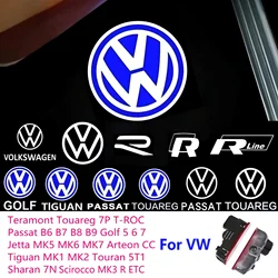 Lampa projektora LED do drzwi samochodowych Akcesoria do Volkswagen VW Passat b8 b7 b6 CC Golf 5 6 7 T-ROC Touran Scirocco Magotan