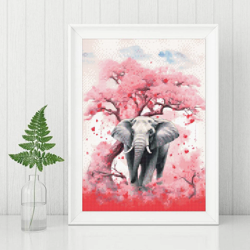 5d diy pintura diamante flor rosa série animal coala coruja macaco elefante diamante mosaico bordado arte decoração para casa