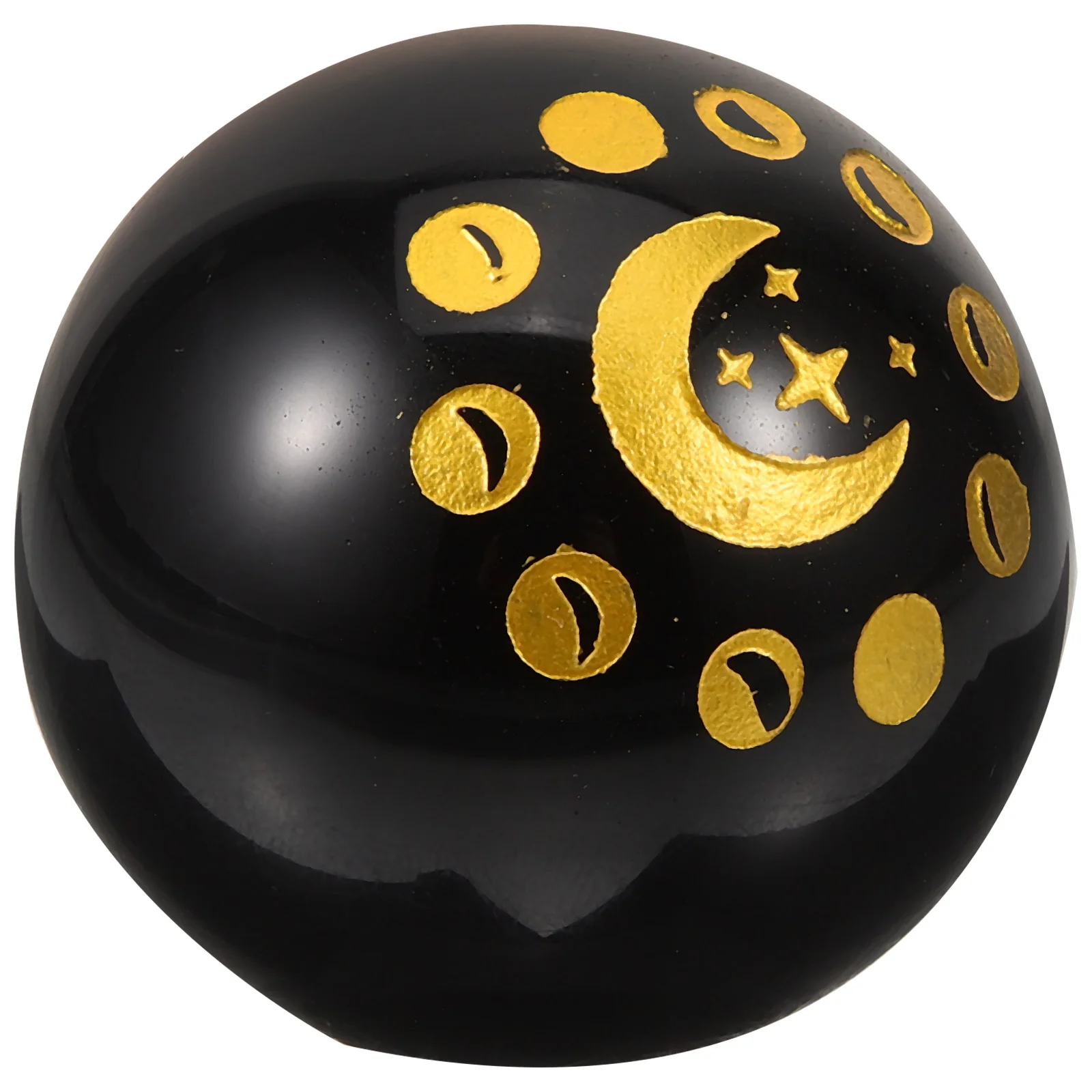 

Obsidian Ball Decorative Home naments Exquisite Crystal Sphere for Bedroom Office Healing Meditation Gift Ideas