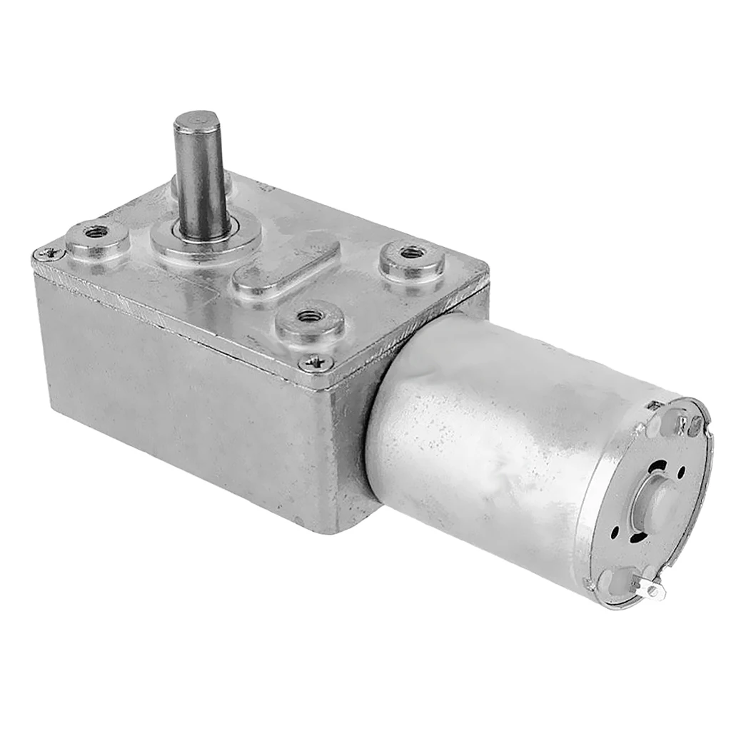 Worm Gear DC Motor Self Locking Gearbox Micro Metal Motor for Automatic Facilities Audio Visual Products
