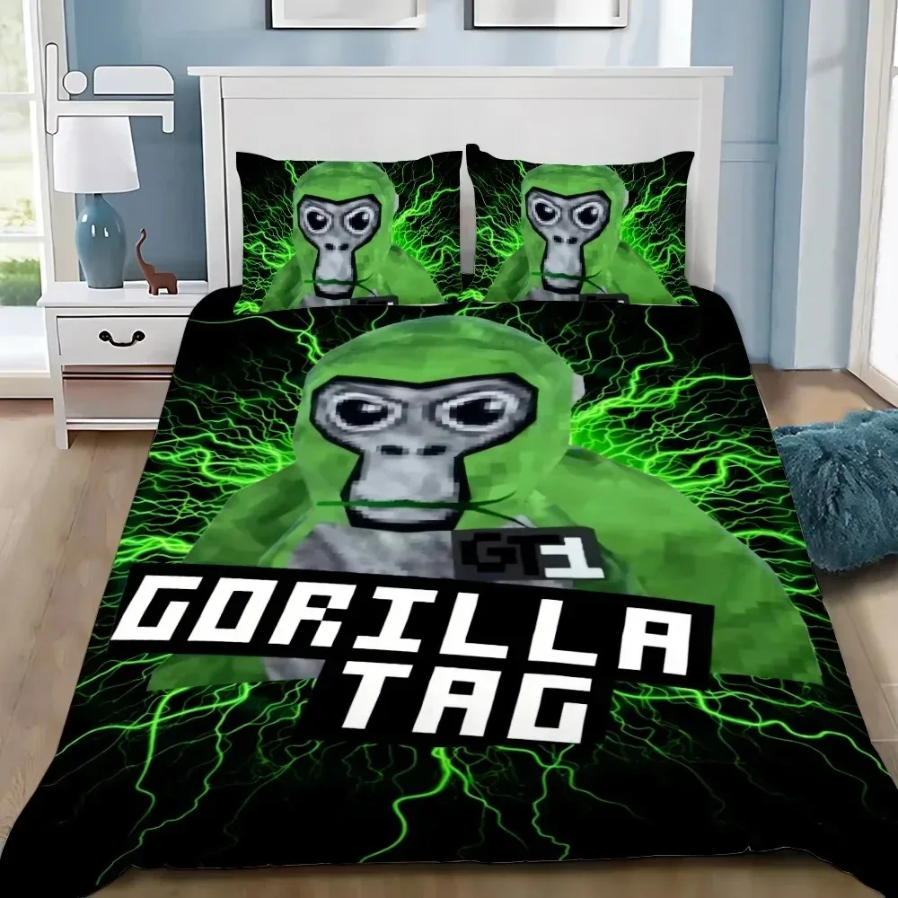 Duvet Cover Game Gorilla Tag 3D Exquisite Digital Printing Bedding Set Comforter Bed Youth Home Decor Kids Boys Gift