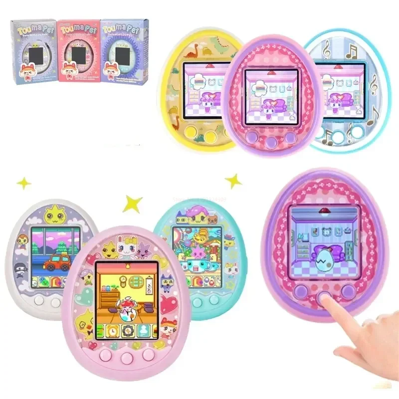 Nowy Tamagotchis zabawny elektroniczne zabawkowe zwierzęta w jednym wirtualny Cyber zwierzaku interaktywna zabawka nostalgiczny cyfrowy ekran