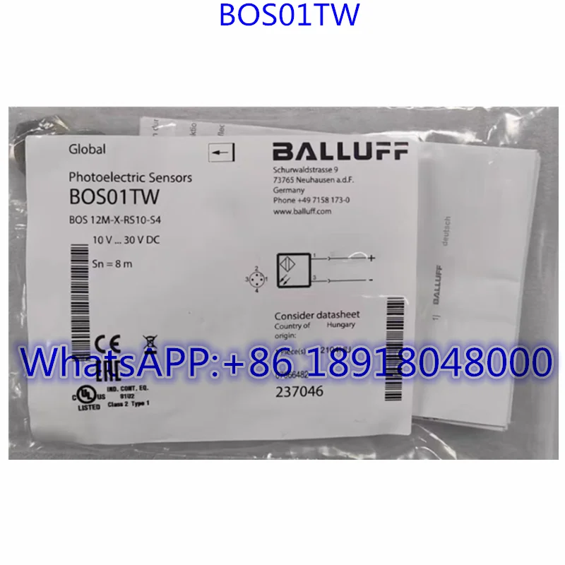 

Brand New BOS01TW sensor BOS 12M-X-RS10-S4 Fast Shipping