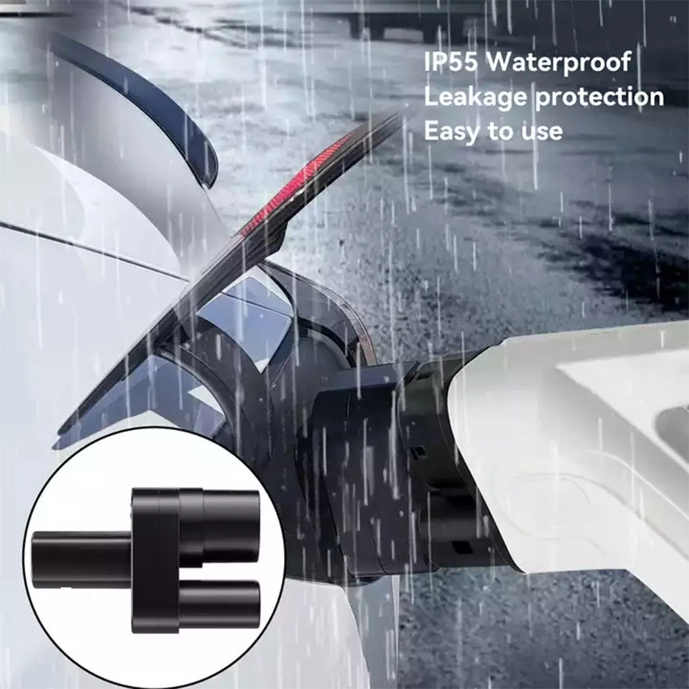 ​ Ccs2 para adaptador tesla conversor 250 amper 1000v 250kw para modelo 3/x/y/s ccs combo 2 ev adaptador conversor de carregamento