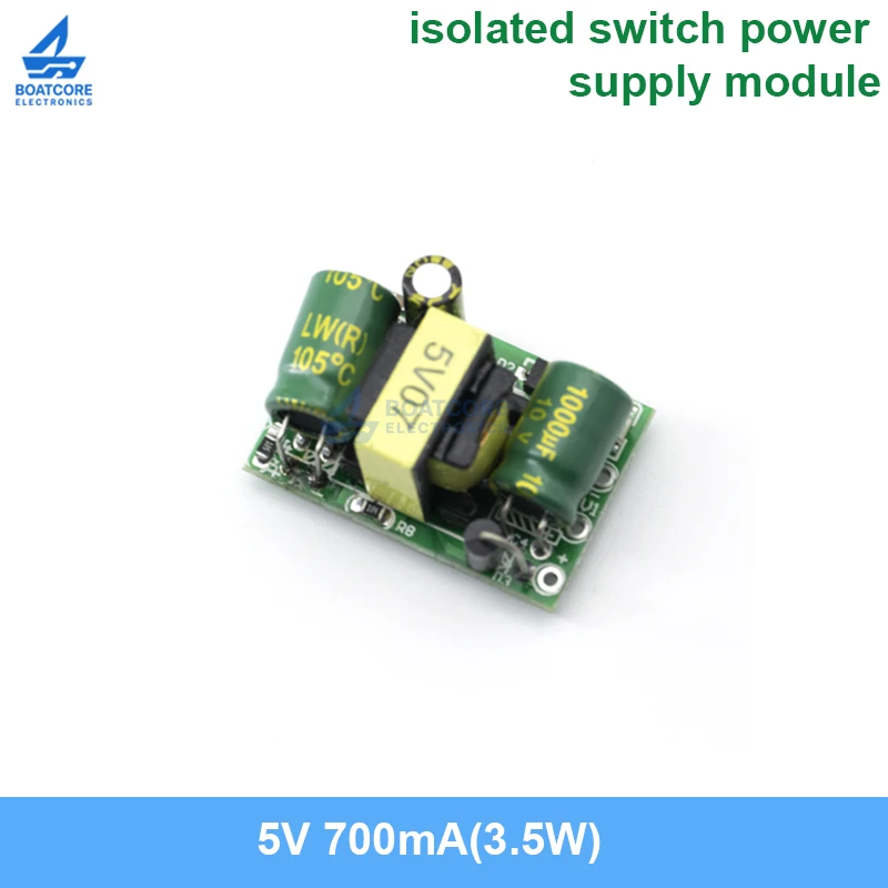 1PCS 5V 700mA 3.5W Isolated Switching Power Supply Module AC 220V to DC 5V AC-DC Buck Step Down Module