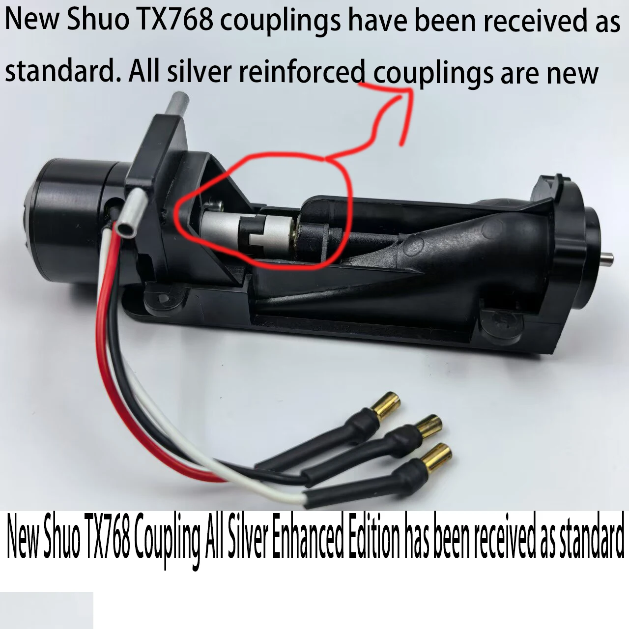 RC remote control ship Xinshuo TX768 coupling all silver reinforced version has been received as standardard