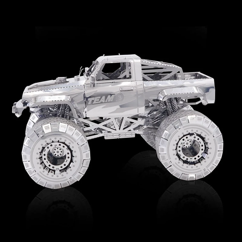 Conjunto de modelo de montagem de metal 3d, quebra-cabeça diy, jogo de quebra-cabeça adolescente, kit artesanal, bicicleta grande off-road, brinquedos infantis, presente de aniversário