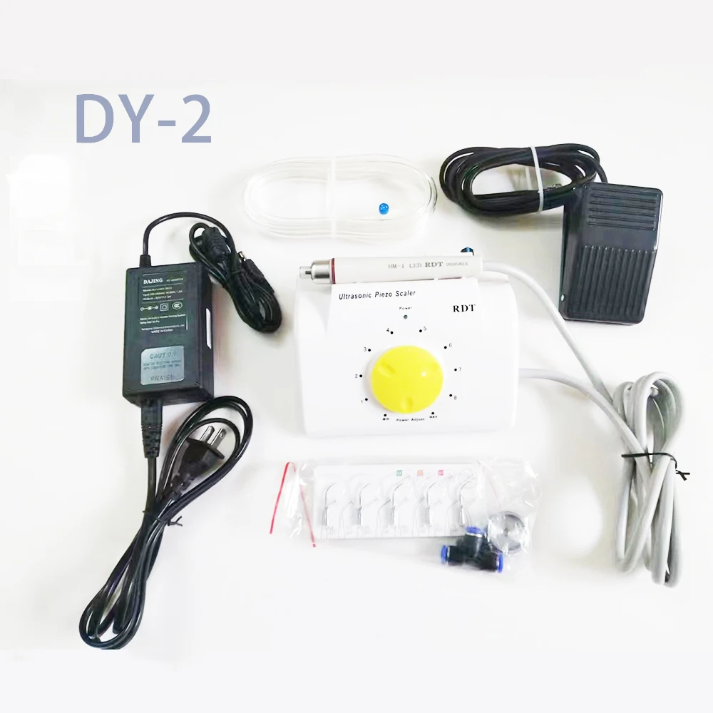 1box High Quality Denxy Dental Ultrasonic Scaler With Free Work Tips And LED Light/Plug Dental Treatment And Washing Machine