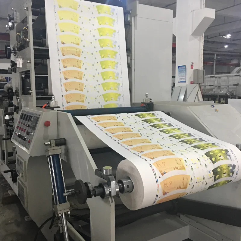 Automatic Flexographic printing press Paper Die Cut Machine Roll Duplex Blank Paper Cup Flexo Printing Die Cutting Machine Price