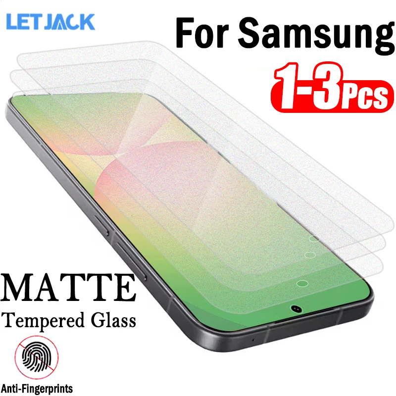 

1-3 шт. Защитное матовое стекло с защитой от отпечатков пальцев для Samsung Galaxy A56 A36 A55 A35 A54 A53 A52 A51 A52S 5G, защитные пленки для экрана