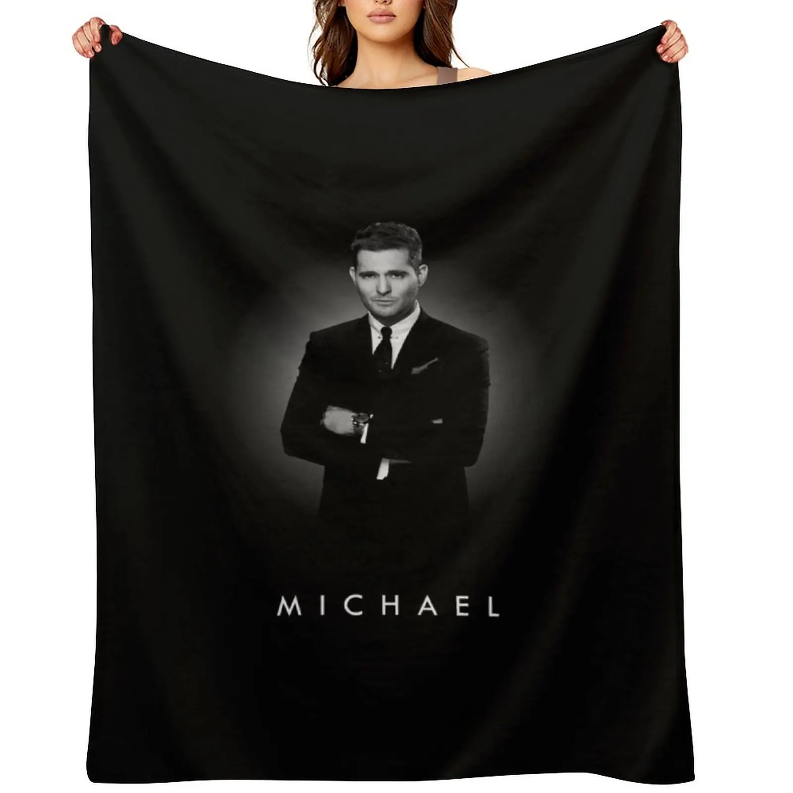 

nn michael buble Throw Blanket Giant Sofa christmas decoration halloween decorative Blankets