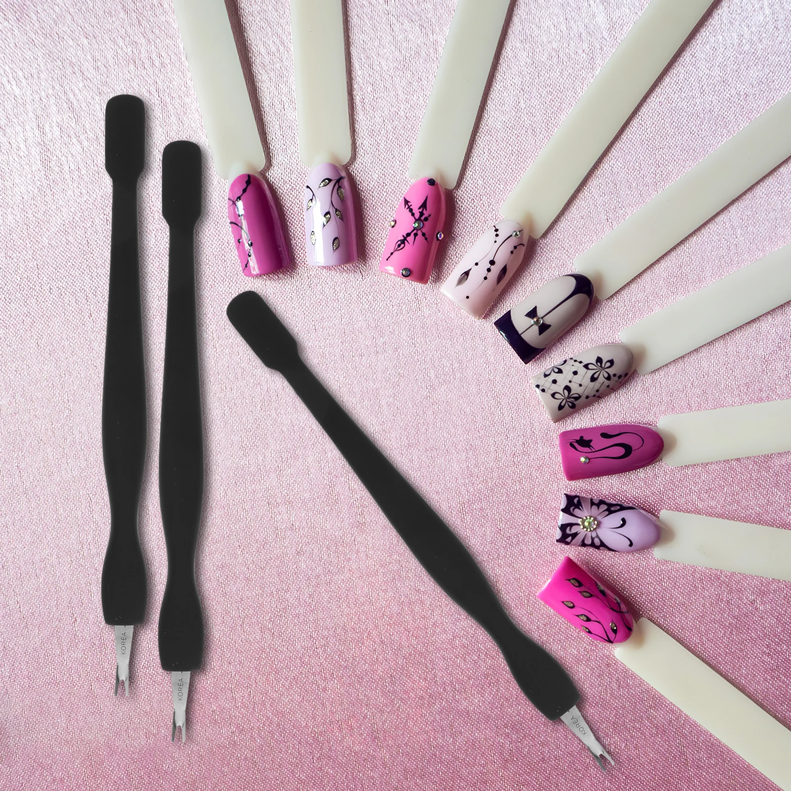 

6pcs Dead Skin Pusher Tool Premium Manicure Nail Care Set Smooth Edge For Home Professional Use Cuticle Remover Nail Art