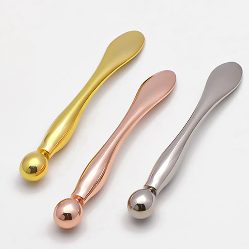 금속 아이 크림 어플리케이터 얼굴 마사지 스틱, 주름 방지 마스크, 믹싱 주걱, 스쿱 눈 마사지, 뷰티 페이셜 케어 도구
