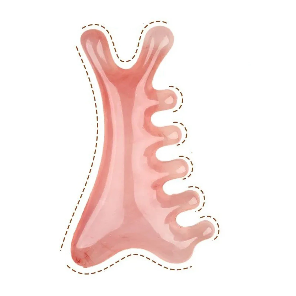 لعلاج الوجه الرأس وفروة الرأس مكشطة أداة تدليك الوجه فوائد علاجية 10*6.5*1 سنتيمتر يعزز الدورة الدموية