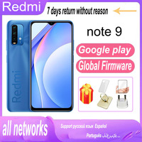 Global rom Cellphone Original Xiaomi Redmi Note 9 4G /Redmi 9T Smartphone , Mobile Phone Helio G85 Octa Core 6000mAh used phone