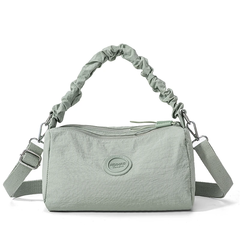 

Curated Women's Handbag & Shoulder Bag Nylon Water-Resistant Fabric Double-Layer Design Versatile Lightweight Crossbody Bag