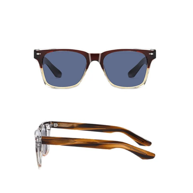 

Солнцезащитные очки из ацетата UV400 для женщин, пляжные, для активного отдыха, винтажные, для вождения, мужские, S31109