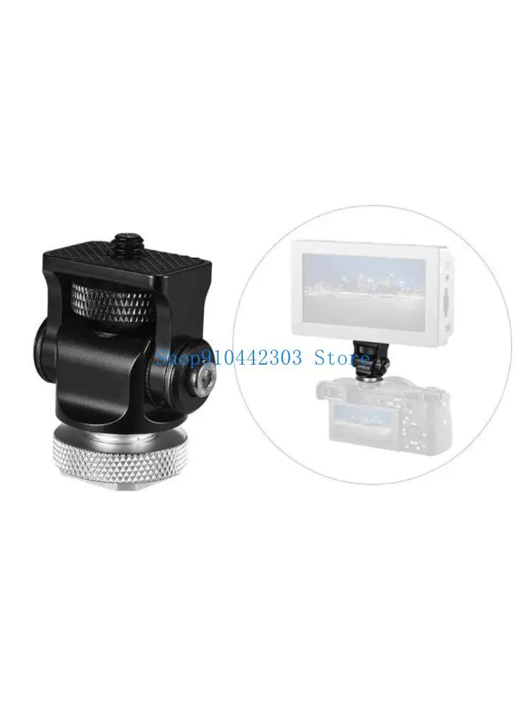 L4MD قابل للتعديل يميل شاشات الكاميرا بين قوسين محول الحذاء البارد لشاشات 5 و 7 بوصة #2