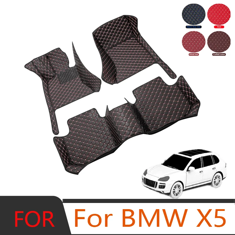 

Car floor mats for BMW X5（FIVE SEATS）E70 2008 2009 2010 2011 2012 2013 Custom auto foot Pads automobile carpet cover