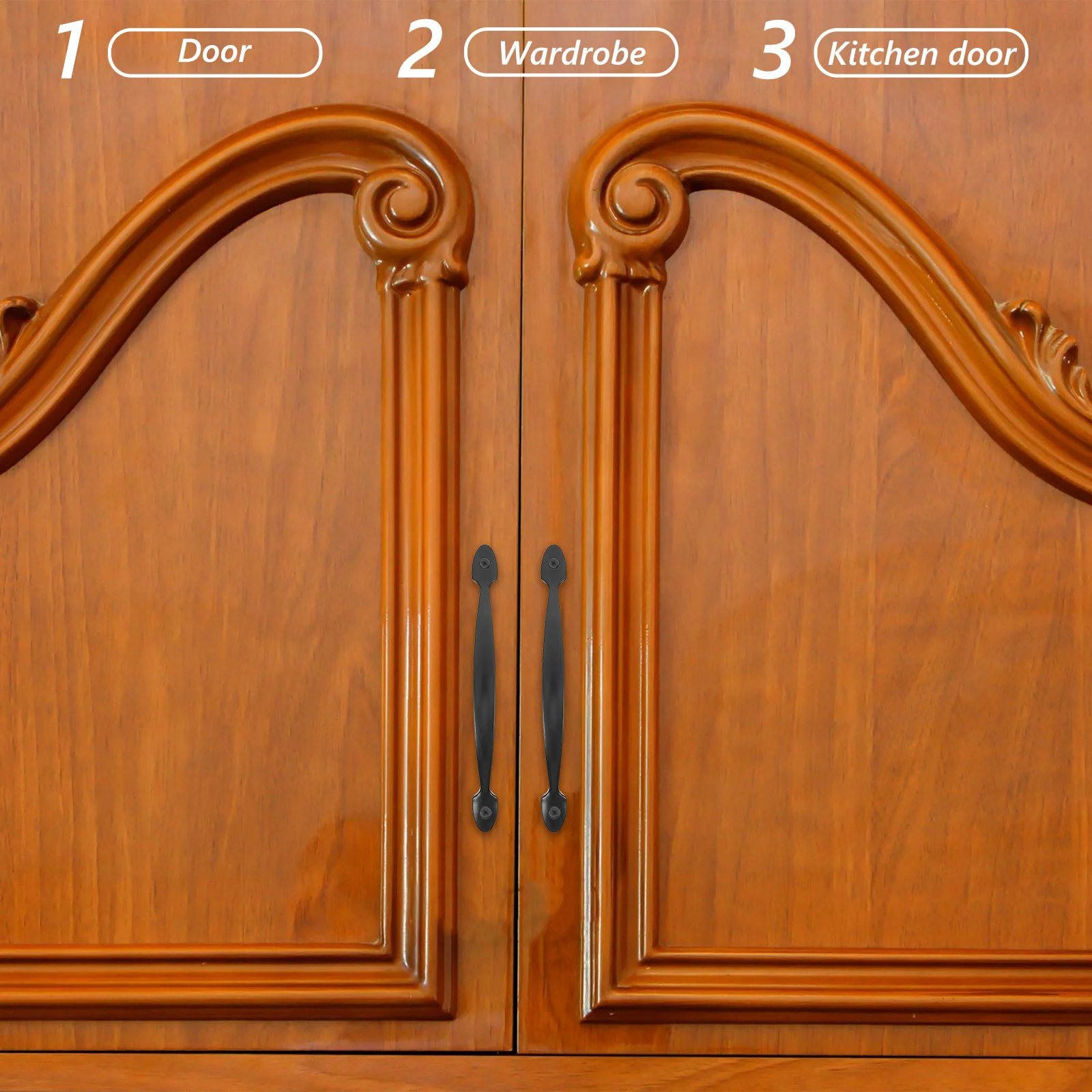 2 قطعة سبائك الزنك خزانة مقابض سحب خمر ريفي مقابض للأدراج أثاث متين الباب الأجهزة المطبخ خزانة خزانة تسحب #2