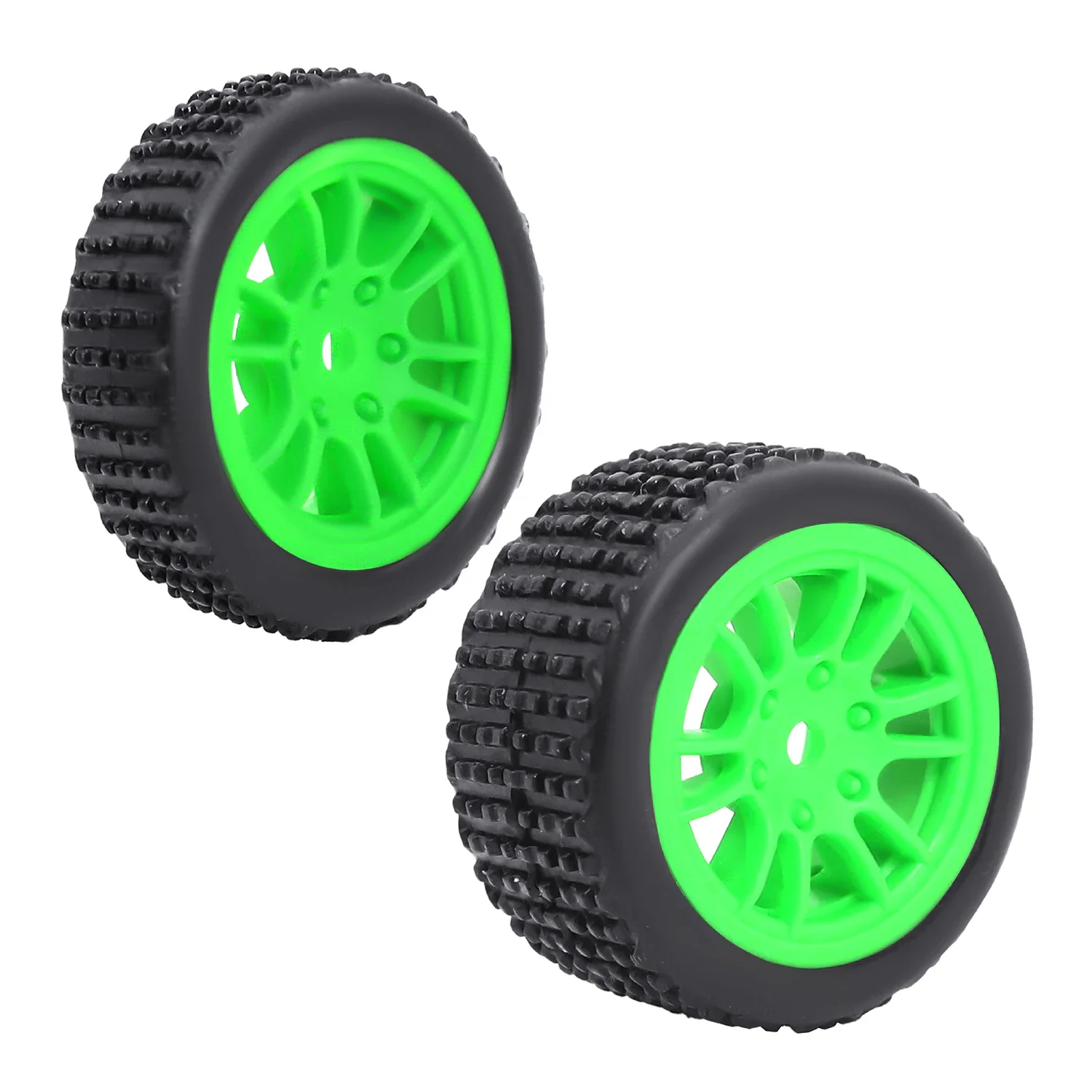 Felgi z oponami LOSI Micro-B 1/24, wstępnie zamontowane, do buggy, piasty do 1/28 Losi Micro-T WLtoys 244016, część tuningowa do samochodów RC