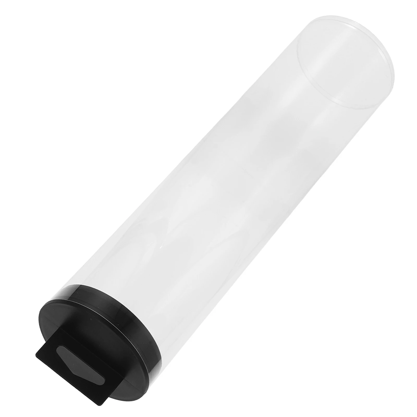 Tennis Ball Holder Clear PVC Container Black Lid Reusable Portable Tennis Accessories Storage Saver Small Container