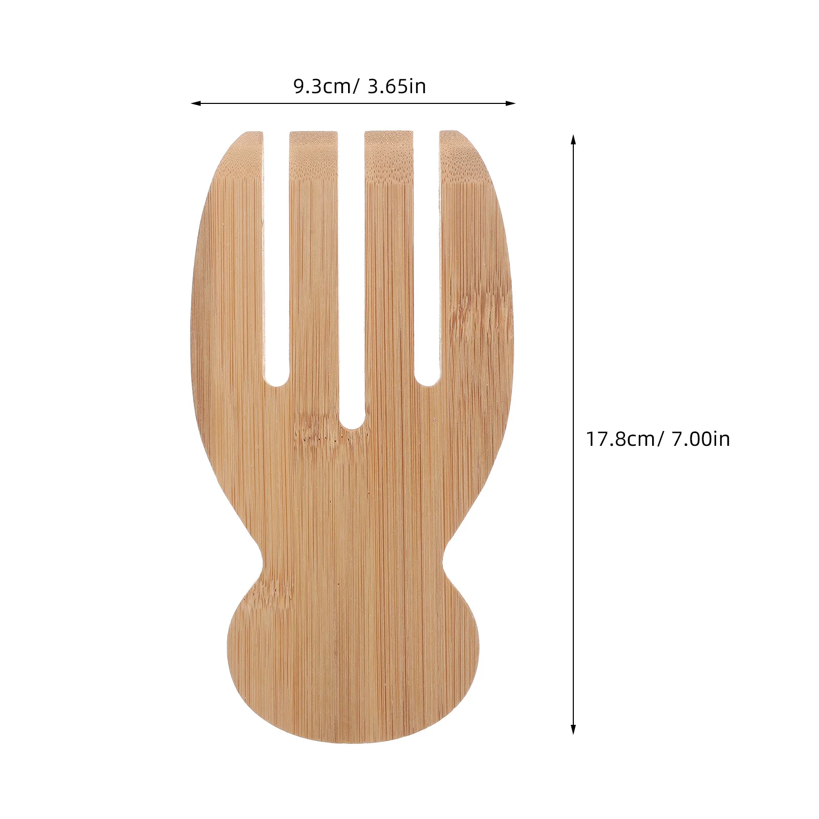Bamboo Hands Acacia Wood Serving Utensils Gripper Design For Tossing Pasta Salad Fruit Salad Claws Kitchen Tableware