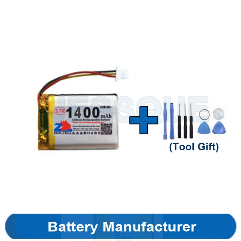 

Toolset Gift+ Original Replaces 1400mAh Battery For Corsair Dark / Ironclaw Iron Claw Wireless Mouse Batterie Accumulator AKKU