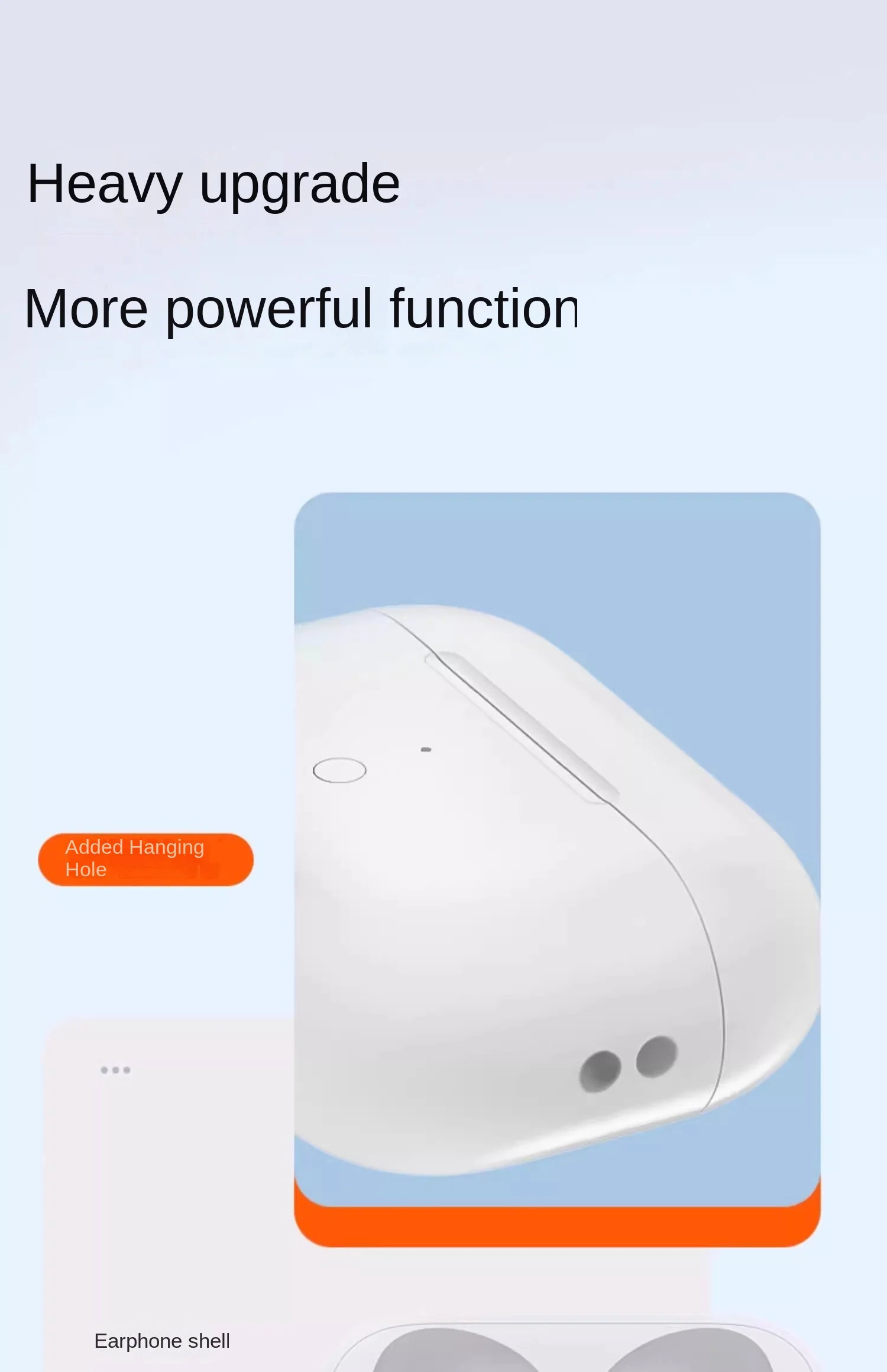 Airpods 1/2/3/4Pro 교체 용 무선 충전 박스 에어 포드 충전기 케이스 Bluetooth 이어폰 액세서리 680mAh 배터리 USB-C