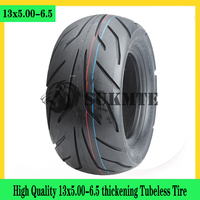 High Quality 13x5.00-6.5 thickening Tubeless Tire 13 Inch Vacuum Tyre for Motorcycle FLJ K6 Electric Scooter Accessories