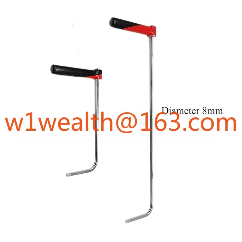 

2 pcs Car dent repair tool, rotatable hook body interlayer repair