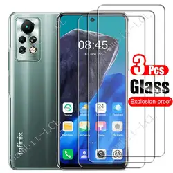 Infinix Note 11 Pro 6.95 용 1-3PCS 강화 유리 Note11Pro NFC Note11 11Pro 11S X697 화면 보호기 커버의 보호 필름
