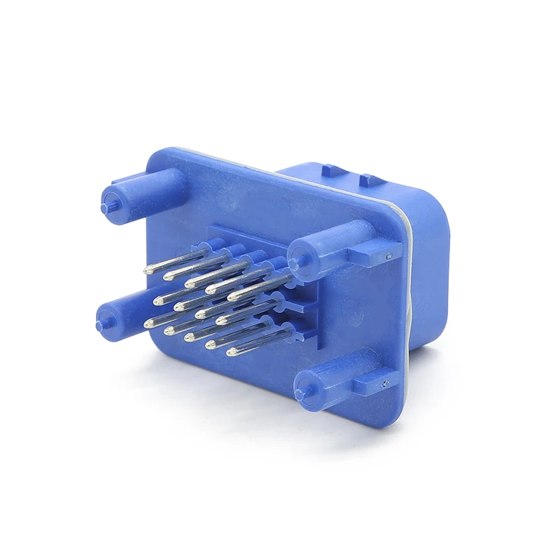 

776262-5 Factory Direct Automotive Waterproof Connector 14pin Blue Right Angle PCB Mount Header