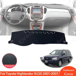 Per Toyota Highlander XU20 2001 - 2007 copertura del cruscotto Pad protettivo cruscotto parasole tappeto 2002 2003 2004 accessori auto