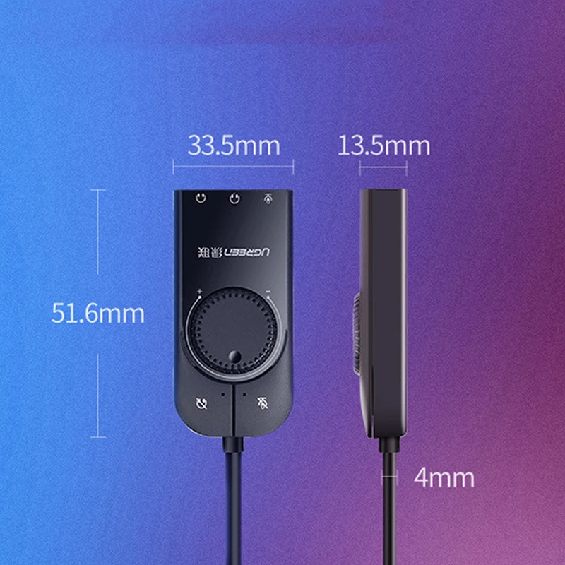 Scheda Audio interfaccia Audio USB adattatore Audio per microfono esterno da 3.5MM scheda Audio per PC Laptop PS4 auricolare scheda Audio USB