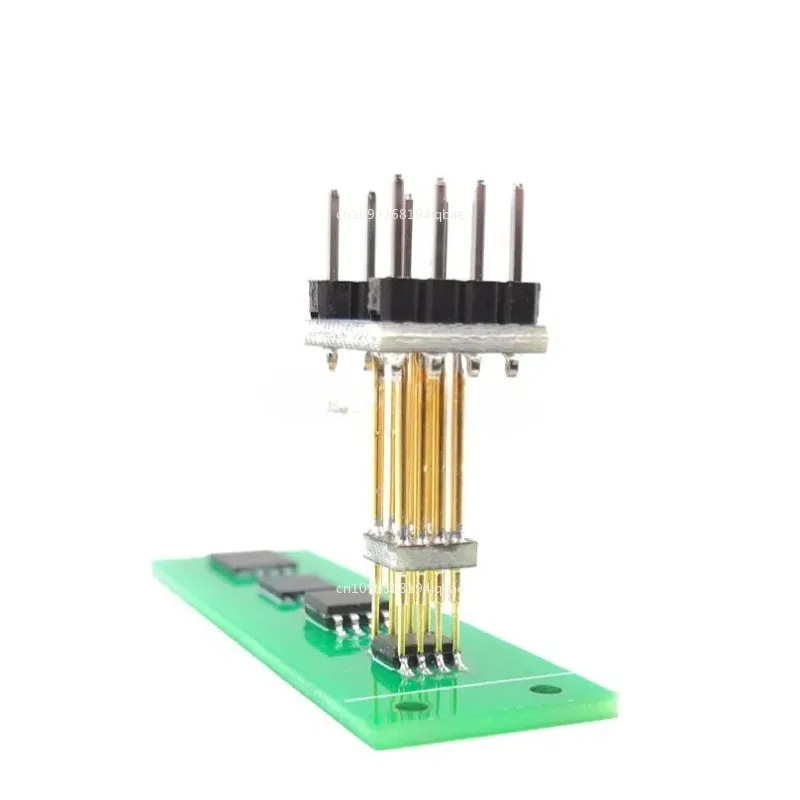 Burn Test Probe Pogo Pin 1.27 Chip SOP WSON SOIC VSOP SPI FLASH 8P With Cable 30cm in stock