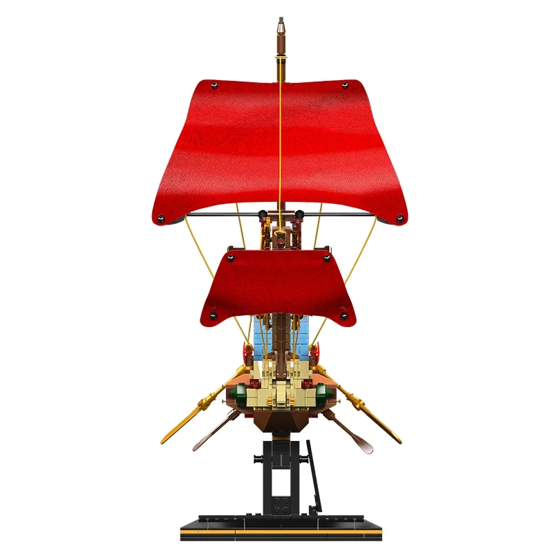 Mold King 10156, римский военный корабль, строительные блоки, океанские приключения, навигационная лодка, кирпичи, модель STEM, развивающие игрушки для детей, подарок для взрослых