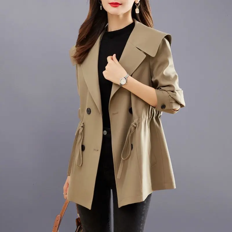 

Новая женская куртка с элитным ощущением, популярный повседневный топ, короткий и маленький костюм, ветровка