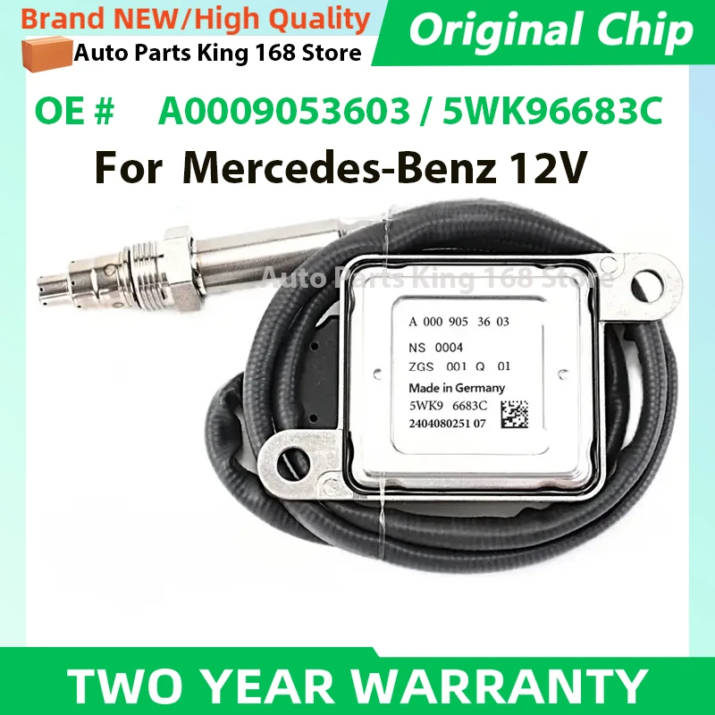 A0009053606 5WK96682F New Nitrogen Oxide NOx Sensor For Mercedes-Benz W205 W166 W164 X164 W221 5WK9 6682F 0009053606